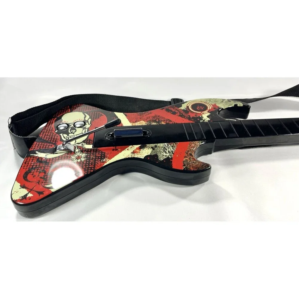 React Reaper RTPS2696 PlayStation 2 Guitar Hero Wireless Guitar No Dongle Tested